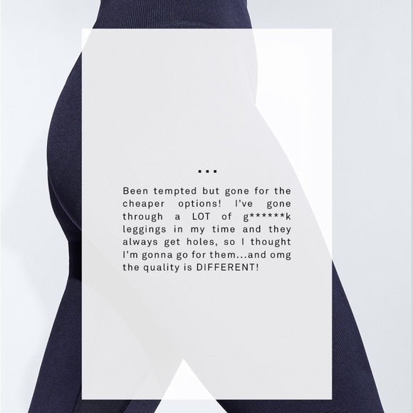 LNDR Super Sculpting Seamless Workout 6/8 Leggings in Blue Multi Sky Dye Sz M/L - Picture 9 of 13